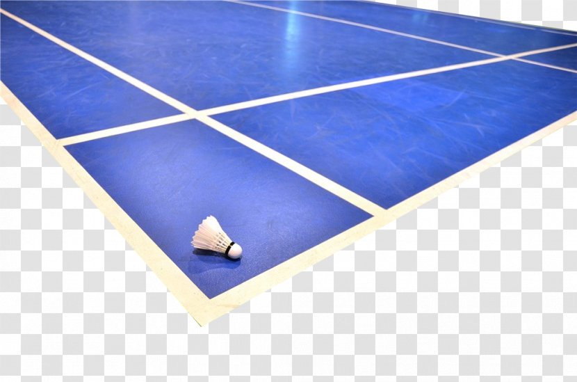 Badminton Download - Rectangle - Blue Court Transparent PNG