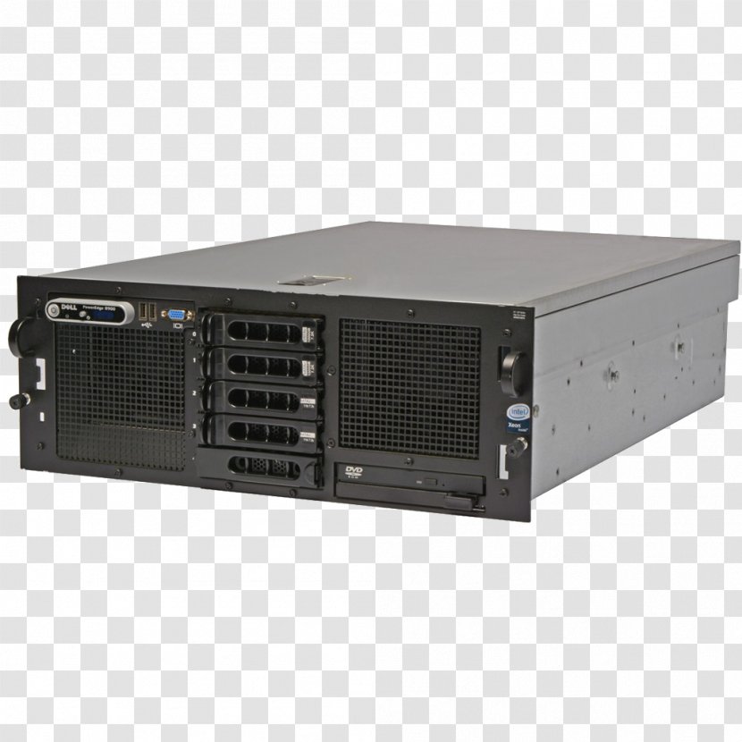 Disk Array Dell PowerEdge Computer Servers Small Form Factor - Stereo Amplifier Transparent PNG