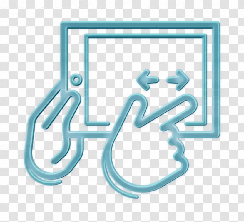 Mobile Icon - Symbol - Turquoise Transparent PNG