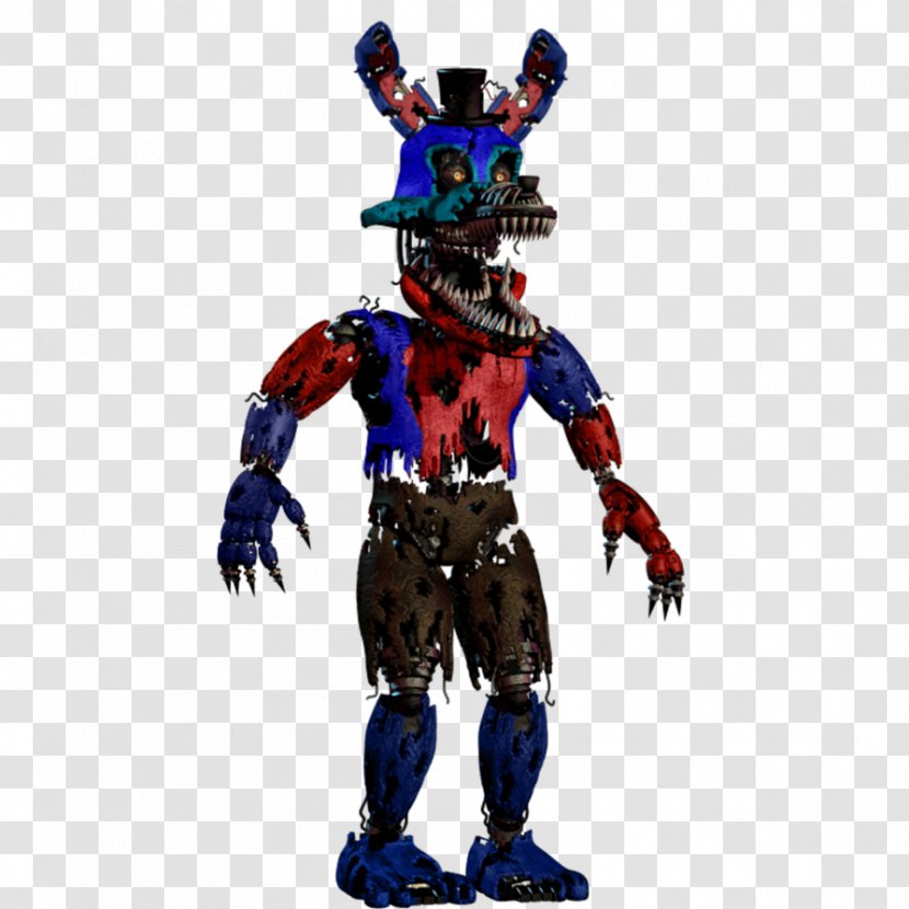 Five Nights At Freddy's 2 4 3 Freddy's: Sister Location - Action Toy Figures - Nightmare Foxy Transparent PNG