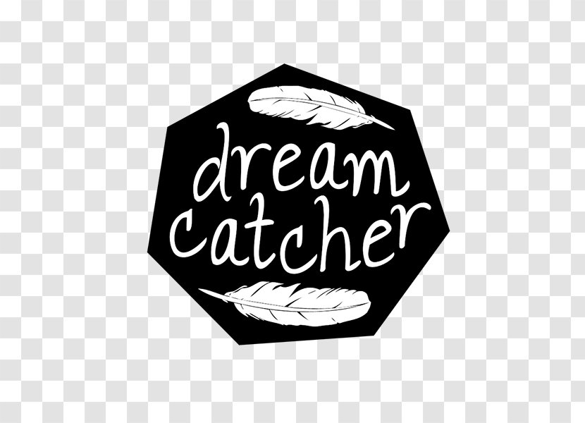 Logo Brand Dreamcatcher Font - Black M - Watercolor Transparent PNG