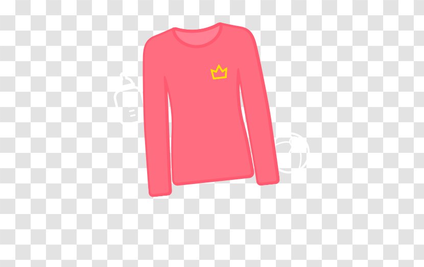 Long-sleeved T-shirt Shoulder Product - Pink - Tshirt Transparent PNG