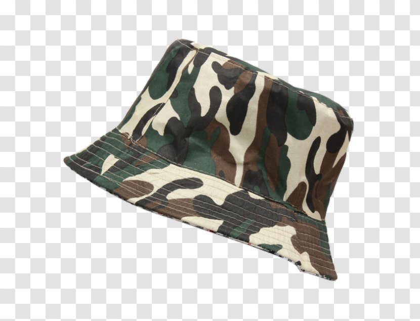 Bucket Hat Boonie Panama Sombrero - Camouflage Transparent PNG
