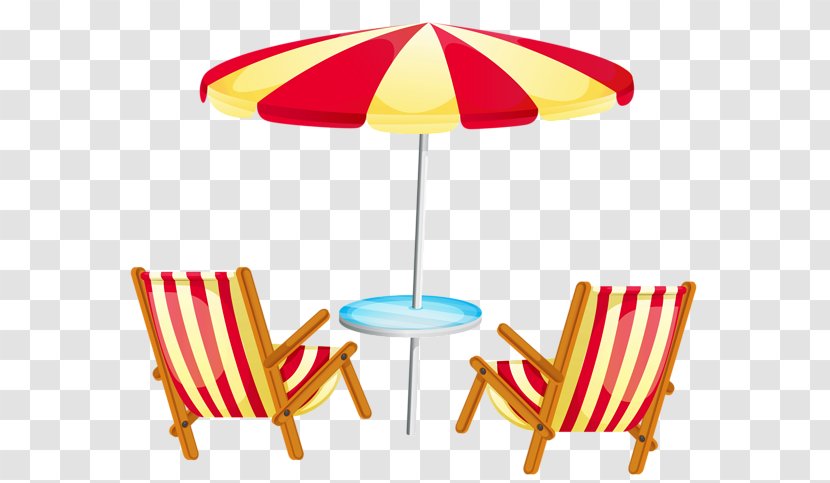 Beach Chair Strandkorb Clip Art - Yellow - Transparent Background Transparent PNG