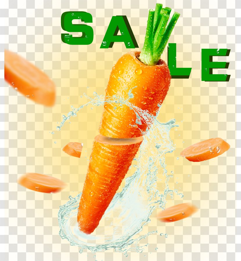 Baby Carrot Orange - Water - Promotions Transparent PNG