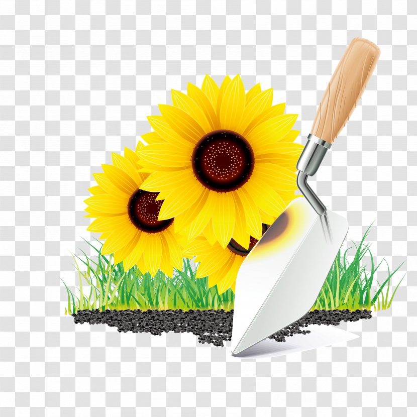 Garden Tool Gardening Icon - Landscape Architecture - Sunflower Transparent PNG