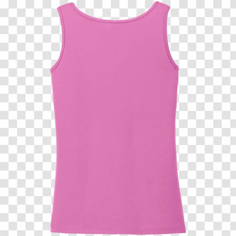 Shoulder Sleeveless Shirt Gilets Pink M - Sportswear Transparent PNG