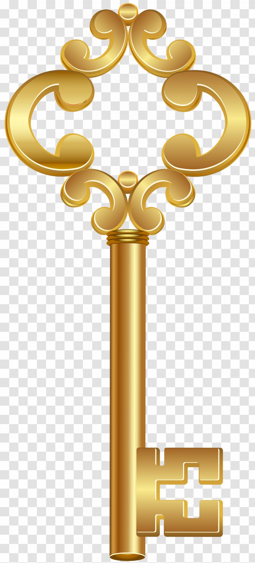 Gold Key Clip Art Transparent PNG