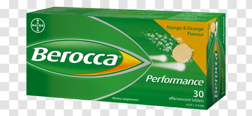 Berocca Effervescent Tablet B Vitamins Dietary Supplement - Pharmacy - Tablets Transparent PNG