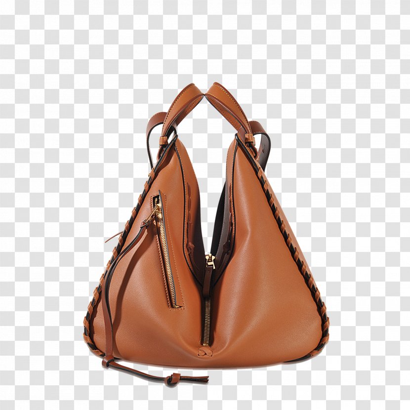 Hobo Bag Leather Brown Caramel Color - Fashion Accessory - Shoulder Bags Transparent PNG