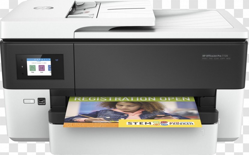 Multi-function Printer Hewlett-Packard Inkjet Printing Officejet - Image Scanner Transparent PNG