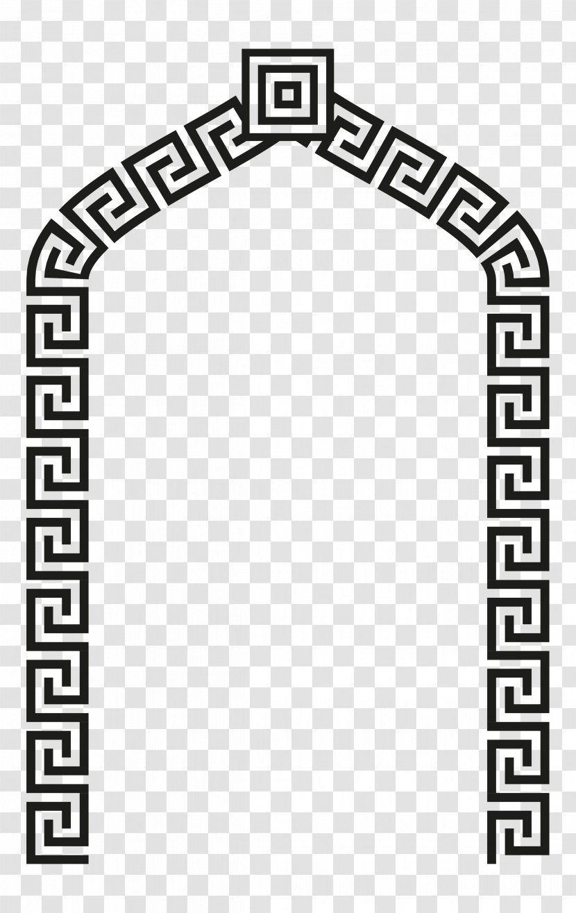 Mat Stencil Airbrush Carpet - Black - Greek Architectural Pillars Decorated Background Transparent PNG