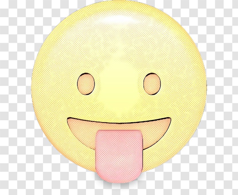 Smiley Face Background - Material - Tongue Mouth Transparent PNG