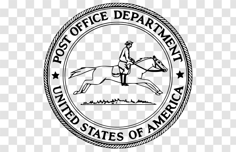 United States Post Office Department Postal Service Postage Rates Mail - Black And White Transparent PNG