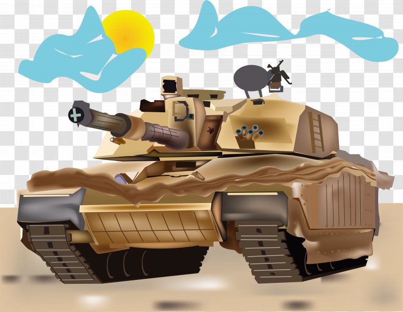 Main Battle Tank Military Icon - Heart - Heavy Armored Vector Transparent PNG