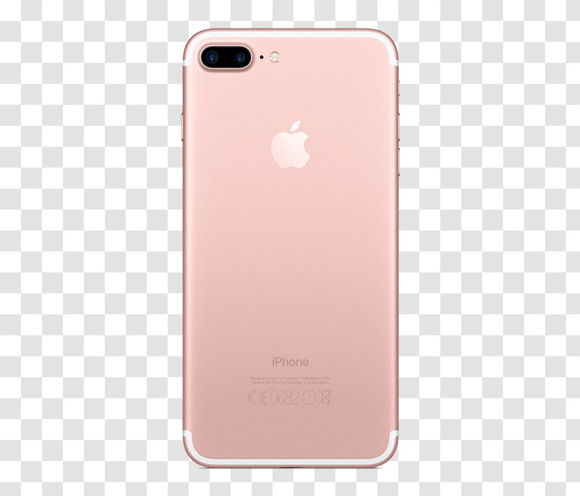 IPhone 7 Plus 8 X 6 Telephone - Portable Communications Device - Rose Gold Transparent PNG