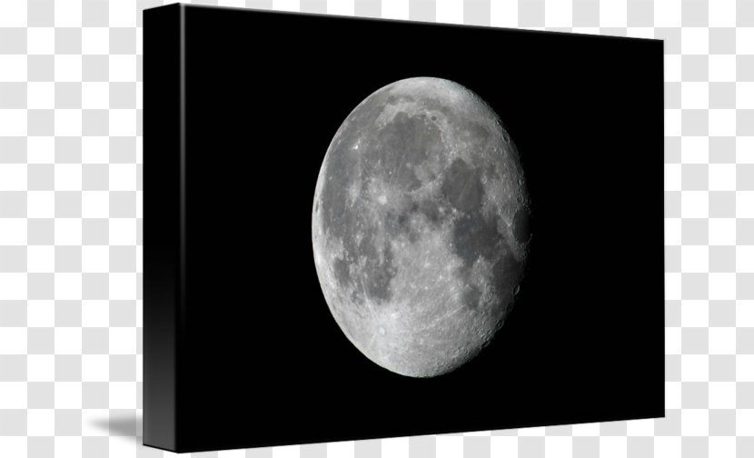 Moon Atmosphere Gallery Wrap Celestial Event Canvas - Space Transparent PNG