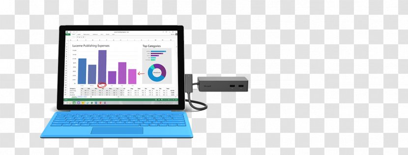 Surface Pro 3 4 Microsoft Tablet PC - Communication Transparent PNG