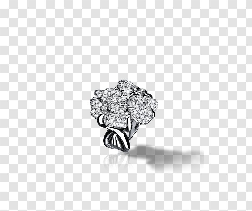 Chanel Jewellery Ring Sortija Diamond - Flower 18k Transparent PNG