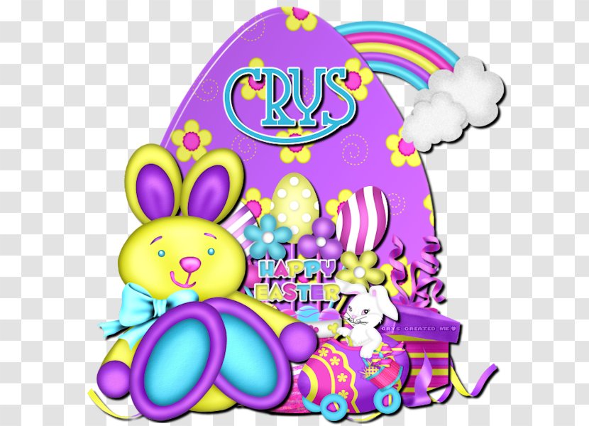Easter Bunny Egg Clip Art - Organism Transparent PNG