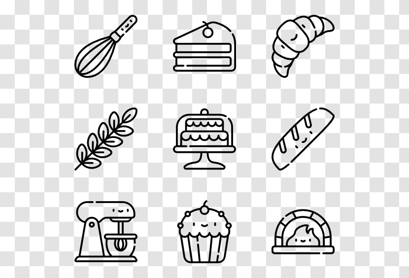 Icon Design - Monochrome - Advertising BAKERY Transparent PNG