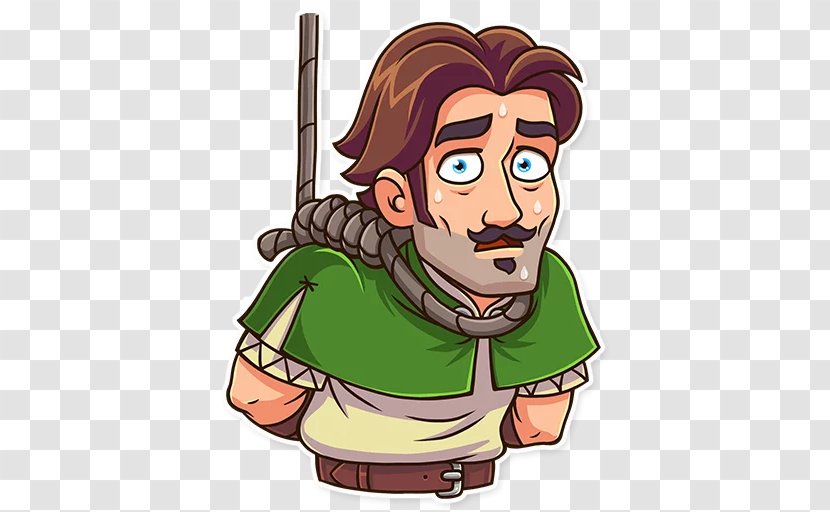 Robin Hood Telegram Sticker YouTube Emoji - Silhouette - Youtube Transparent PNG