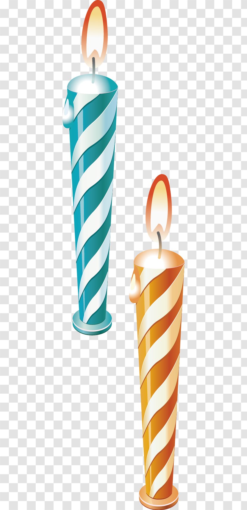 Torte Candle Birthday Clip Art - Drinkware - Decoration Design Vector Transparent PNG