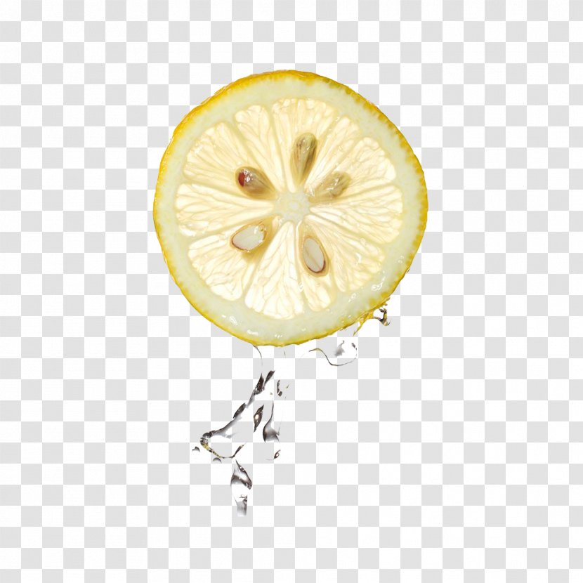 Lemonade - Flowing Water With Lemon Transparent PNG