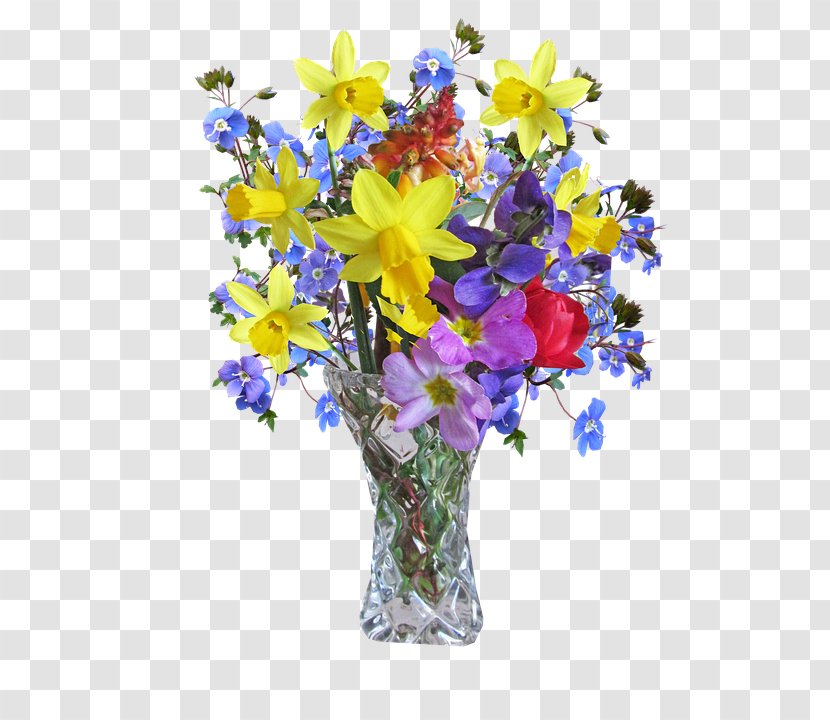 Floral Design Vase Flower Clip Art - Hdvaseofflowers Transparent PNG