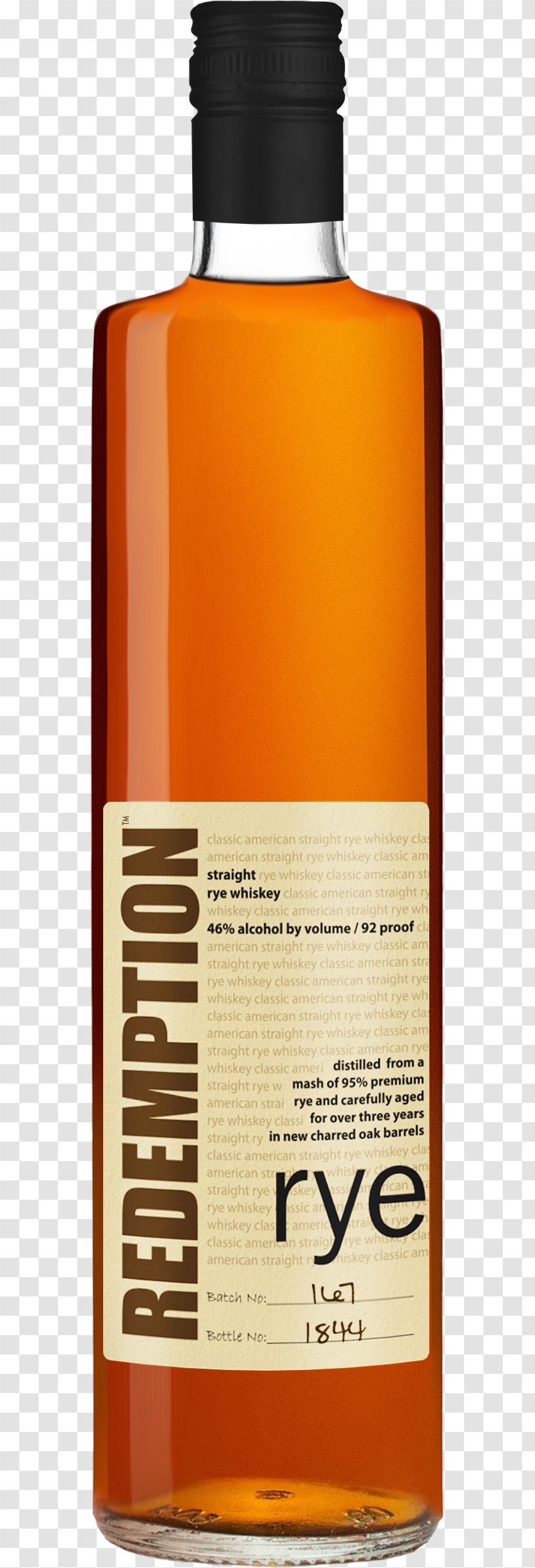 Rye Whiskey Bourbon Liquor Canadian Whisky - Undisputed Iii Redemption Transparent PNG