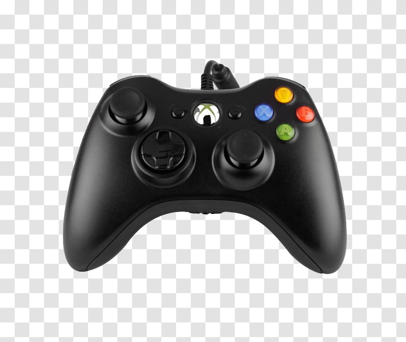Xbox 360 Controller Black Wireless Racing Wheel Game Controllers - All Accessory Transparent PNG