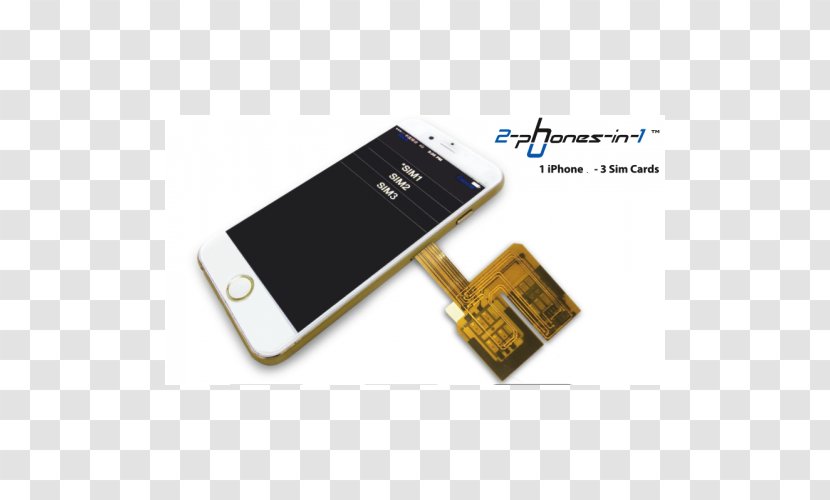 IPhone 6 Apple 7 Plus Dual SIM Adapter Subscriber Identity Module - Iphone - Triple Transparent PNG