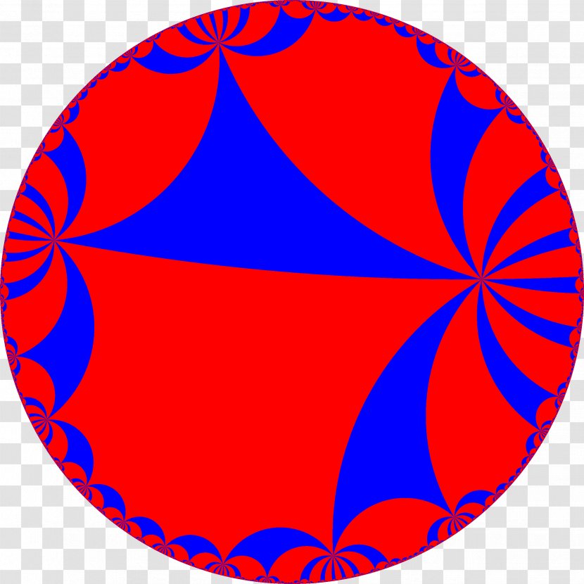 Cobalt Blue Circle Symmetry Pattern - Area Transparent PNG