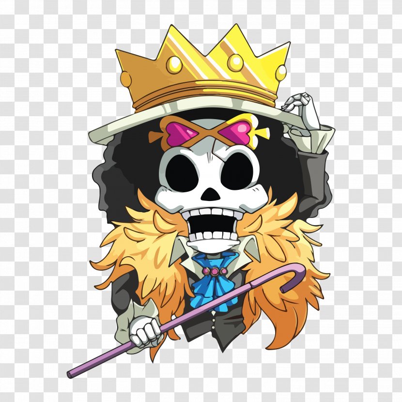 Brook Monkey D. Luffy Roronoa Zoro Usopp Vinsmoke Sanji - Cartoon - One Piece Jolly Roger Transparent PNG