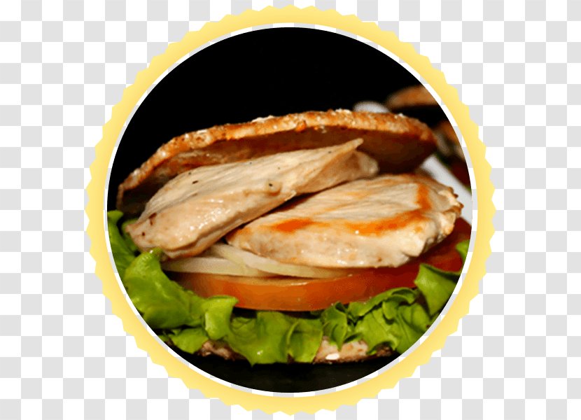 Breakfast Sandwich Fast Food Recipe Dish - Silhouette - SANDWICH DE POLLO Transparent PNG
