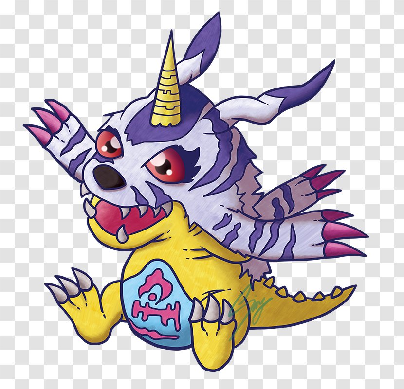 Cartoon Animal Clip Art - Fictional Character - Gabumon Transparent PNG