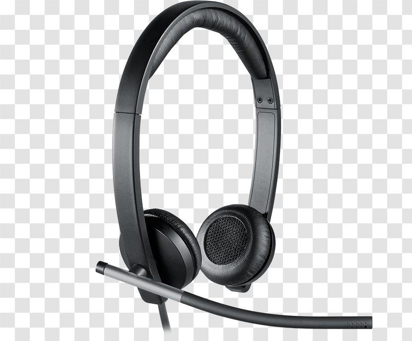 Headphones Logitech Unifying Receiver USB Audio - Monaural - Headband Transparent PNG