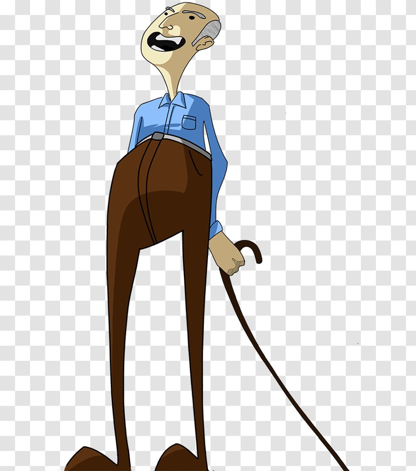 Cartoon Character Illustration - Man - Old Transparent PNG