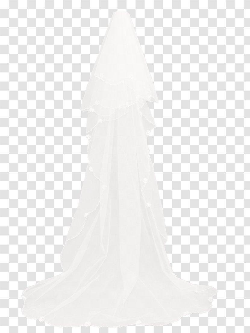 Wedding Dress Veil Gown White - Cloth Transparent PNG