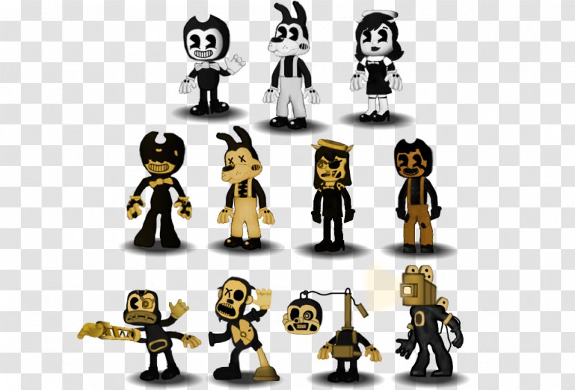 Bendy And The Ink Machine Video Games Image Art Drawing - Toy - Making Studios Transparent PNG