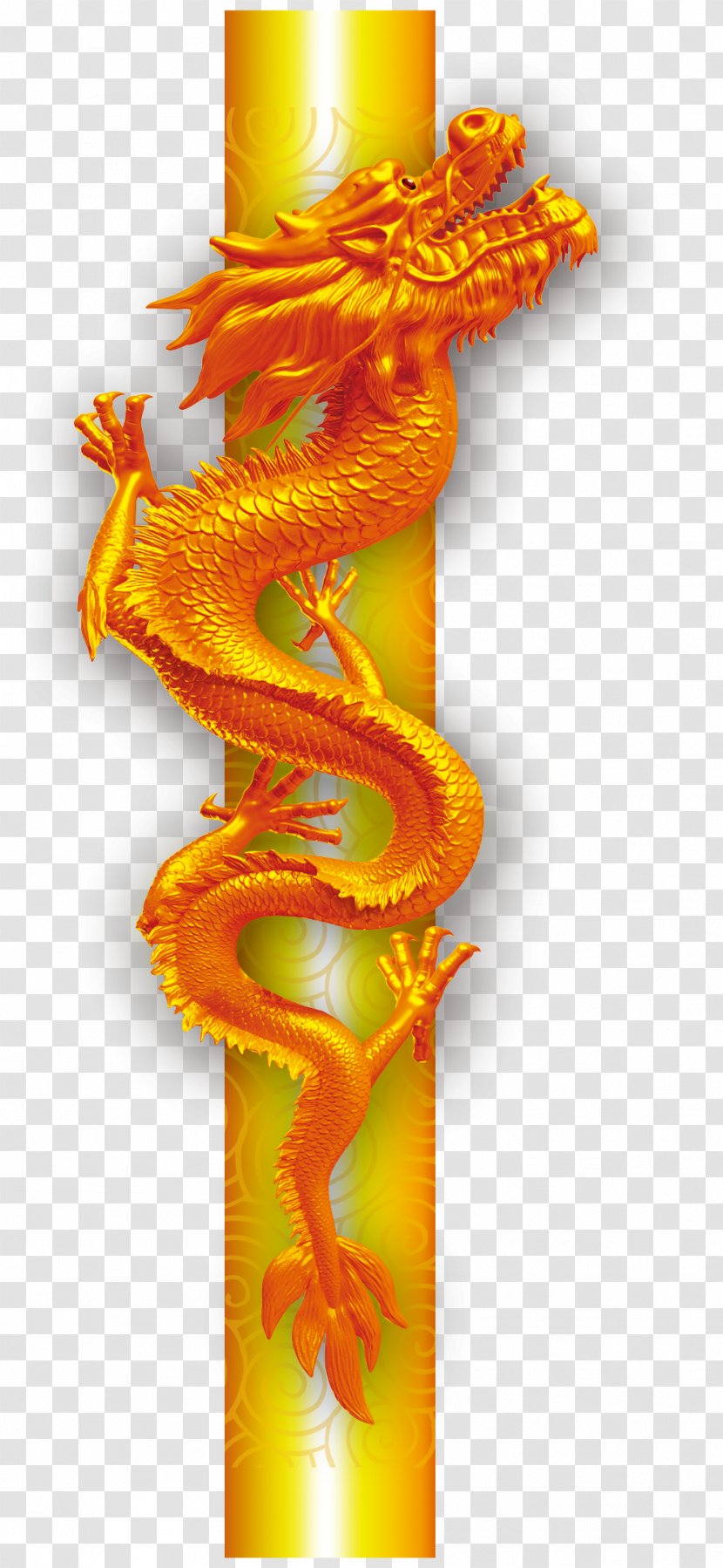 Column Chinese Dragon Clip Art - Huabiao - Style Hold Creative Background Transparent PNG