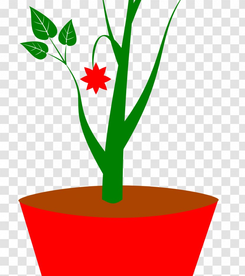 Flowerpot Vase Clip Art - Pot Plant Transparent PNG