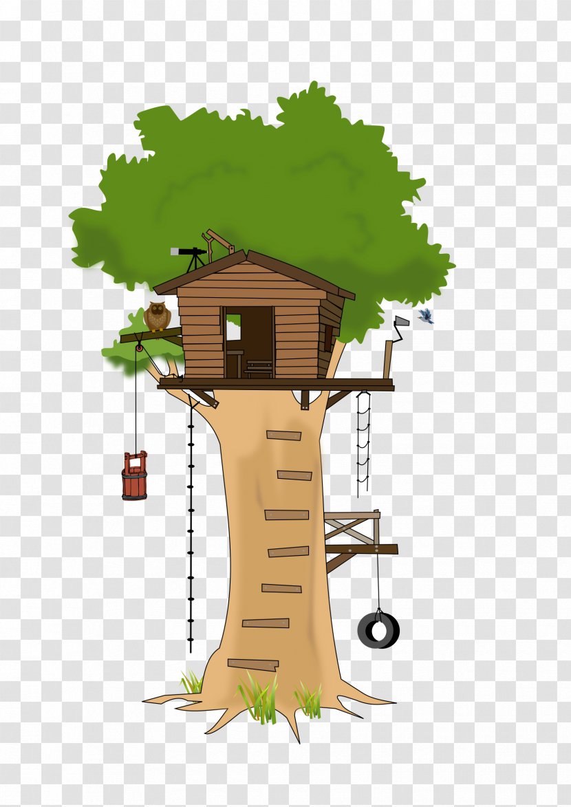 Tree House Clip Art - Facade - Cartoon Transparent PNG