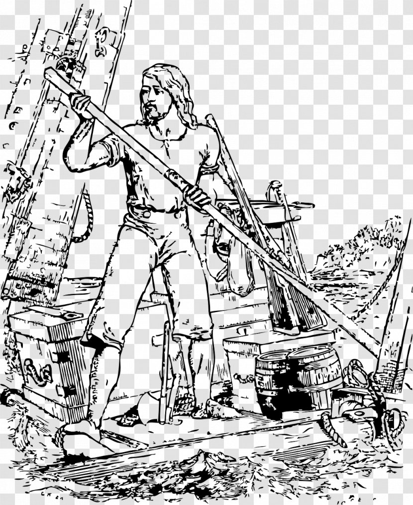 Robinson Crusoe Novel Coloring Book Clip Art - Classical Studies - Area Transparent PNG