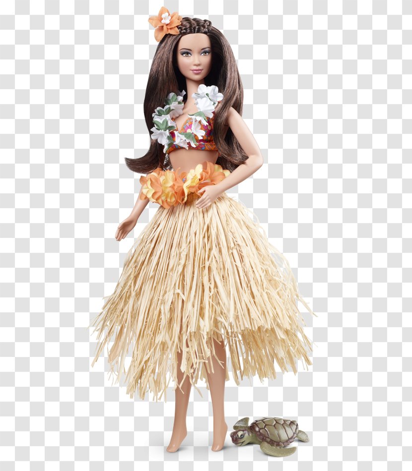 Hawaii Barbie Doll Grass Skirt Toy Transparent PNG