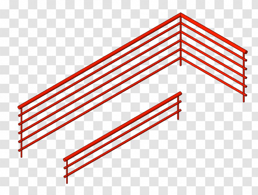 Line Point Angle - Rectangle - Guardrail Style Transparent PNG
