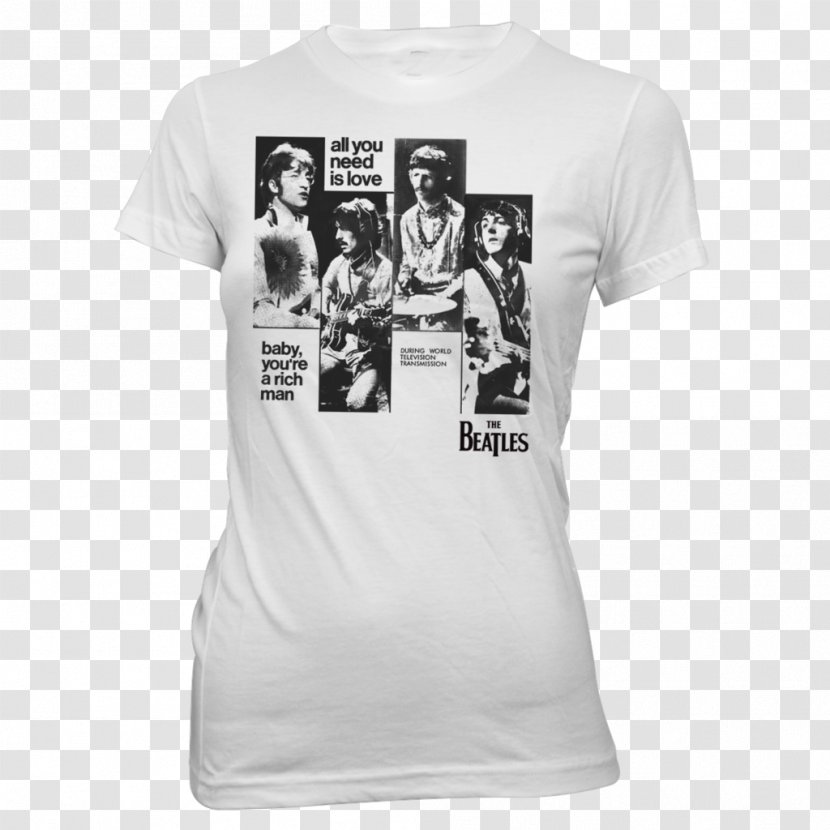 T-shirt Sleeve Clothing The Beatles - 50th Anniversary Transparent PNG