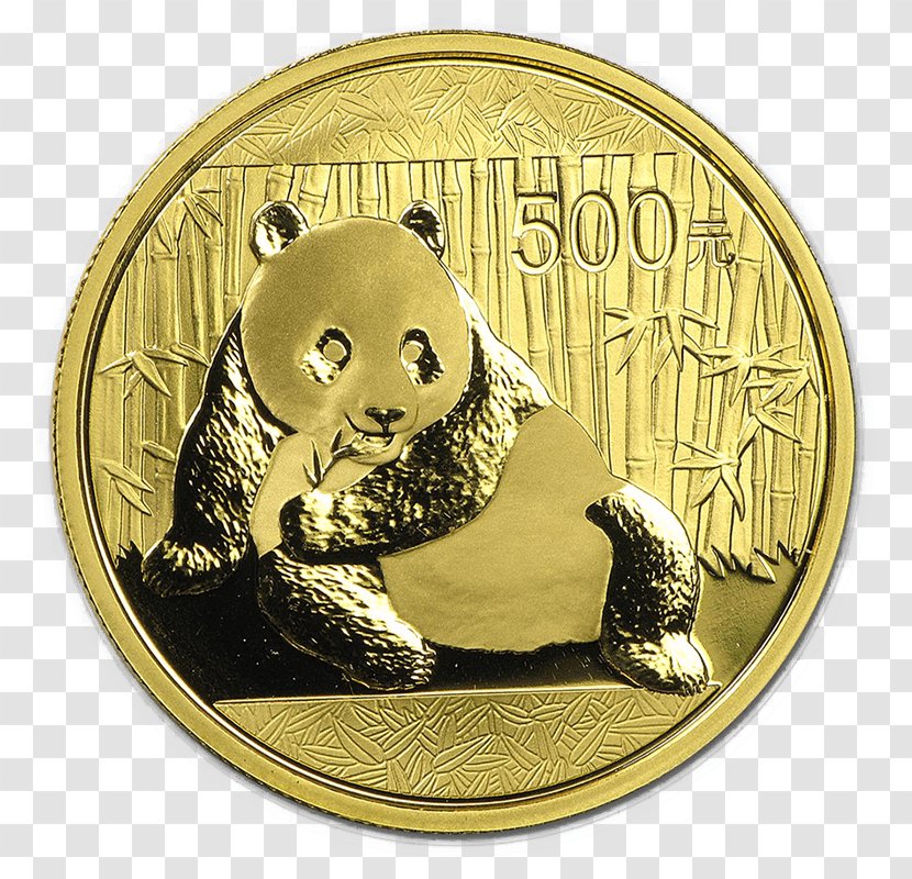 Chinese Gold Panda Coin Bar Canadian Maple Leaf - Silver Transparent PNG