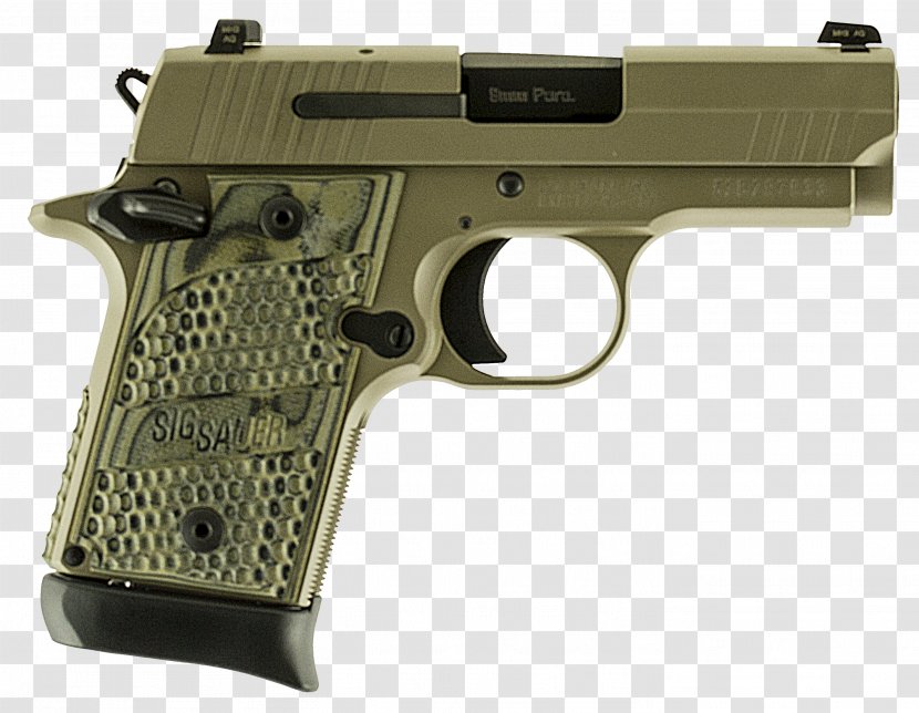 SIG Sauer P938 P238 & Sohn 9×19mm Parabellum - Revolver - Handgun Transparent PNG