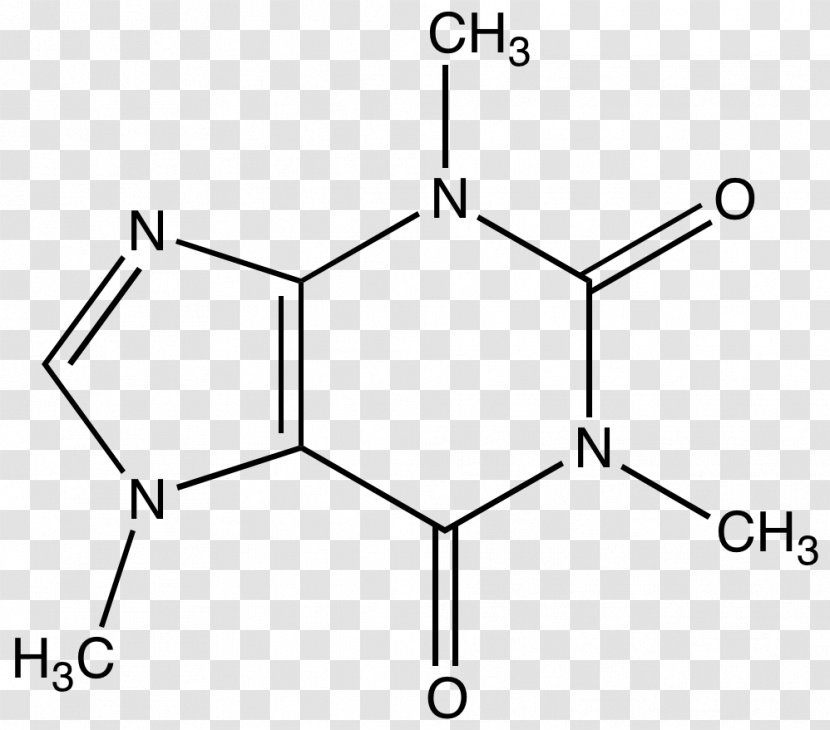 Coffee Caffeine Chemistry Molecule America's Favorite Drug - Cartoon - Chemical Formula Transparent PNG